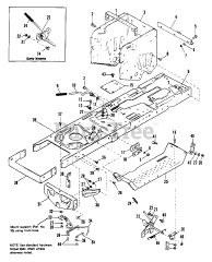 Simplicity 4211 (1690843) - Simplicity Lawn Tractor, 11hp