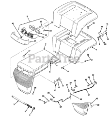 Toro 32-10B503 (210-5) - Toro Lawn Tractor (SN: 020000001 - 029999999) (1992)