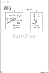 Subaru Robin EH300B13110 (EH30) - Subaru Robin Engine 631 Fuel &amp; Lubricant