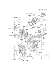 Kawasaki FD750D-BS05 - Kawasaki Engine CYLINDER/CRANKCASE