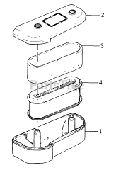 Kawasaki FB460V-HS01 - Kawasaki Engine Air Filter