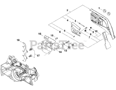 Echo CS-490 - Echo Chainsaw (SN: C34312001001 - C34312999999)