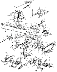 White Outdoor 190-766-190 - White Outdoor 8hp Tiller Attachment (1991) Tine Assembly