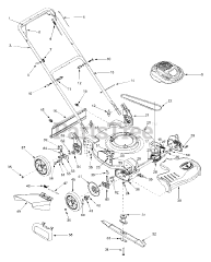 Yard Machines 12A-263F800 - Yard Machines Walk-Behind Mower (2005)