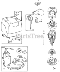 Briggs & Stratton 748001-0123-01 - Briggs & Stratton Electric Motor Motor,Controls,Cover,748001