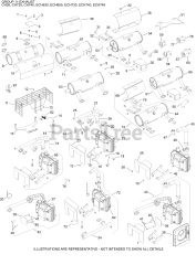 Kohler ECH749-3151 - Kohler Command PRO EFI Engine, Basic Version, 26.5hp, 19.8kW 11 Exhaust