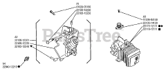 Shindaiwa 350 - Shindaiwa Chainsaw Cylinder Housing