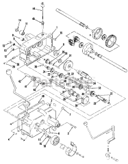 Toro A1-184801 (GT-1848) - Toro Garden Tractor (1982) Mechanical Transmission-8 Speed