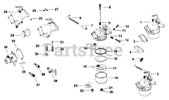 Kohler K301-4796 - Kohler K-Series Engine, Basic Version, 12hp, 9kW Carburetor (TP-2097)