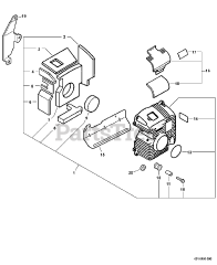 Echo PB-46 LN - Echo Backpack Blower (SN: 001001 - 999999) Engine Cover