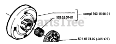 Husqvarna 40 - Husqvarna Chainsaw (1987-01) Spare Part