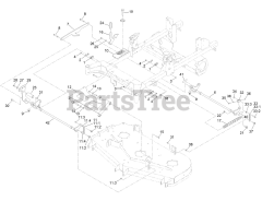 Toro 18740 TE - Toro 122cm Z Master Revolution Zero-Turn Mower (SN: 415162084 - 415299999) Deck Lift Assembly
