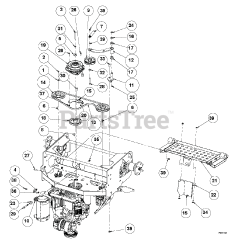 Gravely 994101 (1952 FX) - Gravely Pro-Stance 52" Stand-On Mower, Fixed Deck, 19hp Kawasaki (SN: 000101 & Above)
