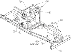 Cub Cadet CC 30 H (13A721JD056) - Cub Cadet Hydro Mini Rider (2017) Frame