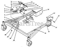 Toro 30162 - Toro 62" Side-Discharge Mower Deck (SN: 039000001 - 039999999) (1993)