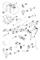Kohler K91-4014E - Kohler K-Series Engine, Basic Version, 4hp, 3kW Fuel Tank (Cont.) 0201007715