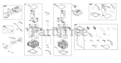 Briggs & Stratton 38E347-0016-G1 - Briggs & Stratton Horizontal Engine Cylinder Head Group
