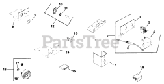 Kohler K321-60370 - Kohler K-Series Engine, Made for Bidwell, 14hp, 10.4kW Instrument Panel 19-10-209 (TP-691-B) Rev 11/06/2006
