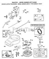 Electrolux/AYP 7134 A99 - Electrolux/AYP Lawn Tractor (1999)