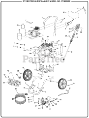 Ryobi RY 802800 (090079273) - Ryobi Pressure Washer