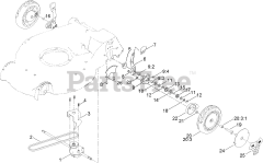 Brands 21691 - Toro 53cm Super Recycler Walk-Behind Mower (SN: 400000000 - 405599999)