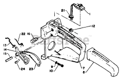 Echo CS-302 S - Echo Chainsaw (SN: 17501 - 30500)