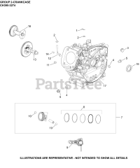 Kohler CH395-3274 - Kohler Command PRO Engine, Basic Version, 9.5hp, 7.1kW 02 CrankCase