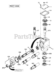 Cub Cadet 341 (190-341-100) - Cub Cadet 42" Snow Thrower Attachment Gear Box Assembly