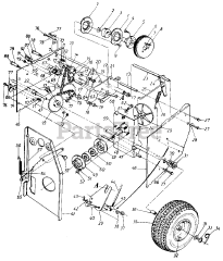 White Outdoor SB-1010 (311-850-190) - White Outdoor Snow Boss Snow Thrower (1991)