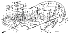 Honda BF175 AK1 XA (BAJJ) - Honda Marine Engine, Made in Japan (SN: BAJJ-1300001 - BAJJ-9999999) FRONT COVER BRACKET + FRONT LOCK SHAFT