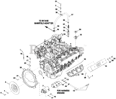 Generac QT08054GVAX - Generac 80kW Home Standby Generator (SN: 9678049 - 9678049) (2015) EV Engine Common Parts 5.4L C5 (0L2847)