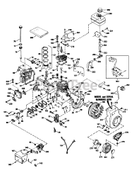 Toro 38056 (521) - Toro 21" Snow Thrower (SN: 010000001 - 019999999) (1991)