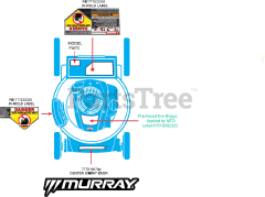 Murray 11A-B23Z758 - Murray Walk-Behind Mower (2016)