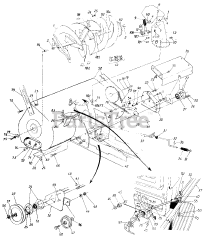 MTD 190-930-000 - MTD 40" Snow Thrower Attachment (1988)