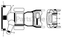 Poulan Pro PR 18530 ES (961980049-02) - Poulan Pro Snow Thrower (2012-07) DECALS