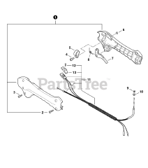 Echo GT-225 - Echo String Trimmer (SN: S96711001001 - S96711999999) Throttle Control