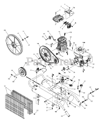 Briggs & Stratton 074002-0 - Briggs & Stratton Wheelbarrow Air Compressor, 9.2 CFM