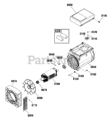 Briggs & Stratton 040517-02 - Briggs & Stratton 12kW Home Standby Generator Alternator