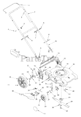MTD 11A-509W300 - MTD Gold Walk-Behind Mower (2003)