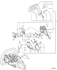 Echo CS-520 - Echo Chainsaw (SN: C07113001001 - C07113999999)