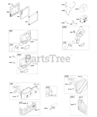 Briggs & Stratton 12R505-0125-B1 - Briggs & Stratton Vertical Engine