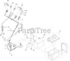 Toro 34230 - Toro Stand-On Spreader/Sprayer (SN: 412800000 - 415299999) Electrical Assembly