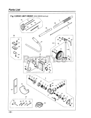 RedMax HE 2601 - RedMax Edger (SN: 900101 & Above) (1999-11) 018 - DRIVE UNIT