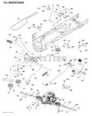 Husqvarna YTH 1842 - Husqvarna 42" Yard Tractor (Original) DRIVE 2