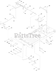 Toro 74643 (MX 5060) - Toro 50" TimeCutter Zero-Turn Mower (SN: 314000001 - 314999999) (2014) Deck Lift Assembly