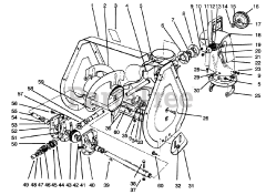 Toro 38052 (521) - Toro 21" Snow Thrower (SN: 069000001 - 069999999) (1996) Auger Assembly