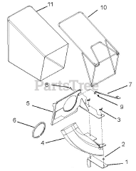 Ariens 716004 - Ariens Bagger Kit Bagger Frame Assembly