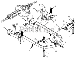 Yard Machines 13A-328-129 - Yard Machines Lawn Tractor (1999) (Home Depot)