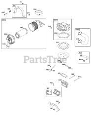Briggs & Stratton 386447-0457-G1 - Briggs & Stratton Horizontal Engine