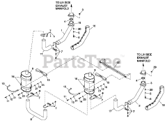 Generac QT10068KNSNA - Generac 100kW Home Standby Generator (SN: 5500181 - 5593197) (2009) Exhaust 5.4L &amp; 6.8L O/S C5 (0G1344)